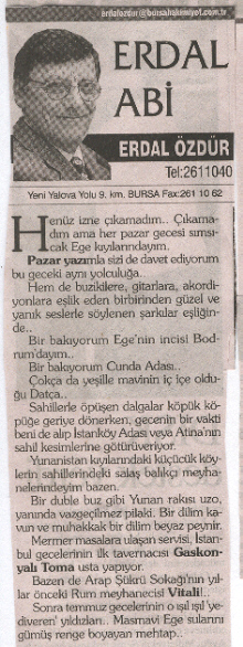 Akdeniz Rüzgarı YEREL BASINA Konu oldu