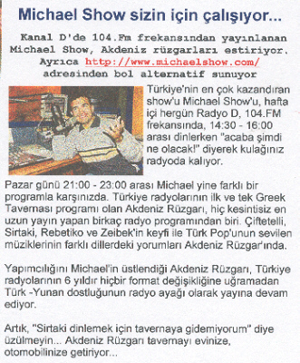 Michael Show MYNET'te