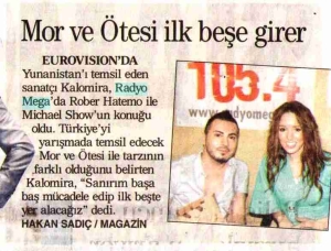Rober Hatemo & Kalomira Michael Show'da Buluştu