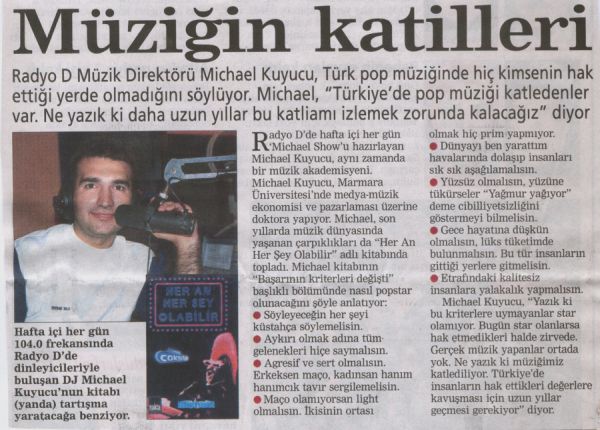 Michael'ın Kitabı Basının İlgisini çekiyor