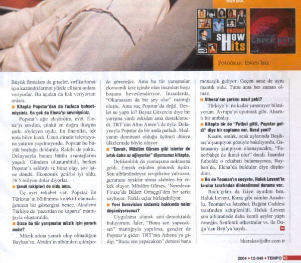 Michael Kitabı İle Tempo'ya Konu Oldu