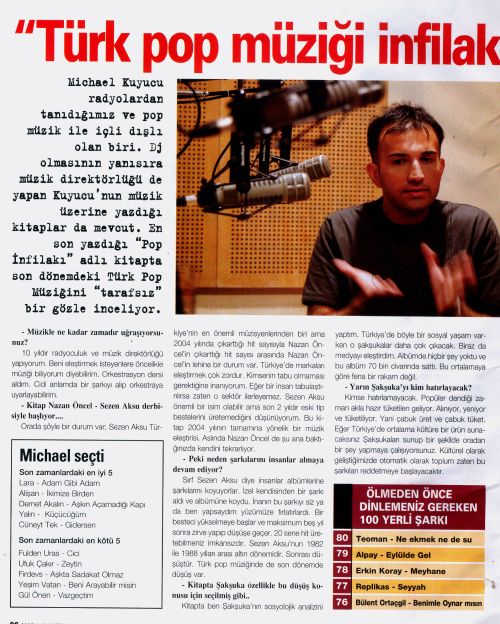 Pop İnfilak'ı HAFTALIK Dergisinde