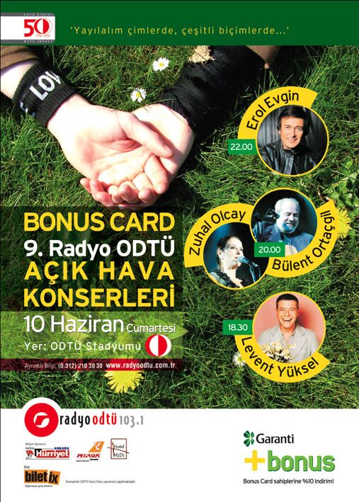 9. Radyo ODTÜ Açık Hava Konserleri Başlıyor