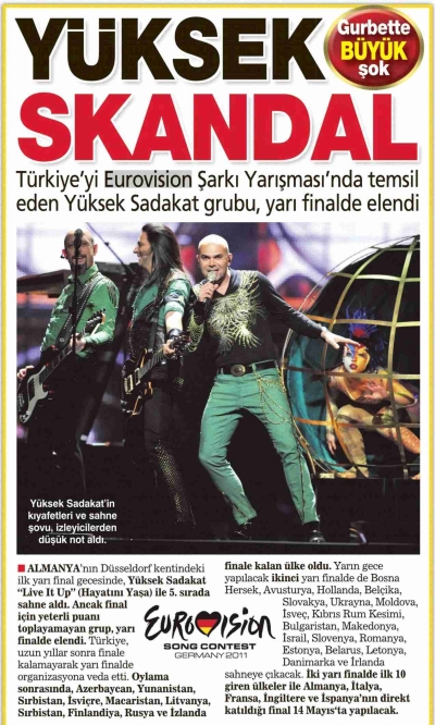 Basında Eurovision ŞOKU
