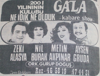 Bir dönemler -GAZİNO-lar Vardı