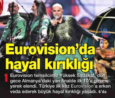 Basında Eurovision ŞOKU
