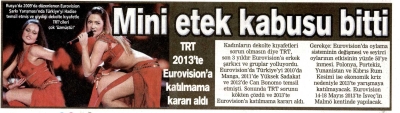 Eurovision Kararı Basında Nasıl Yorumlandı