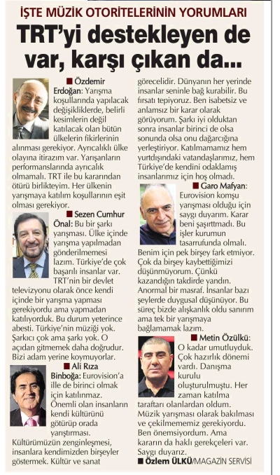 Eurovision Kararı Basında Nasıl Yorumlandı