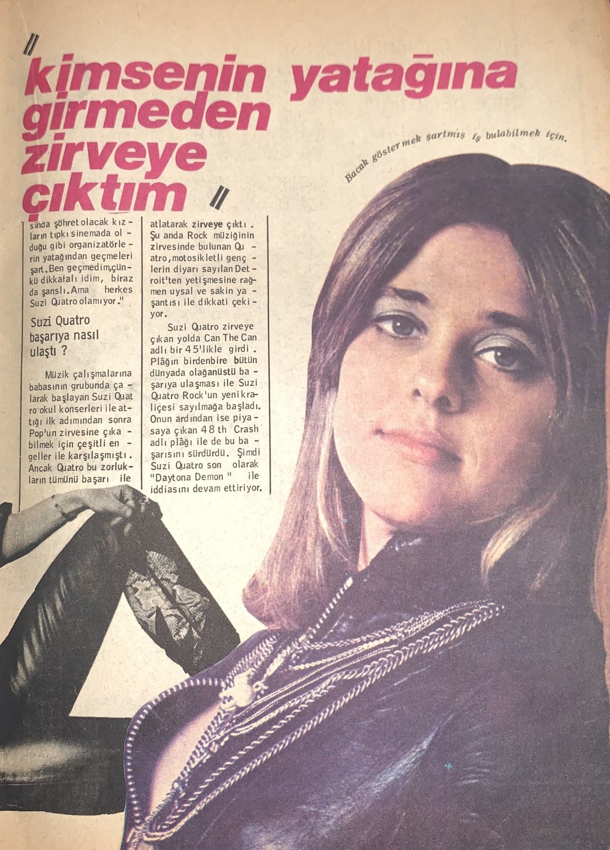 'Kimsenin Yatağına Girmeden Zirveye Çıktım'