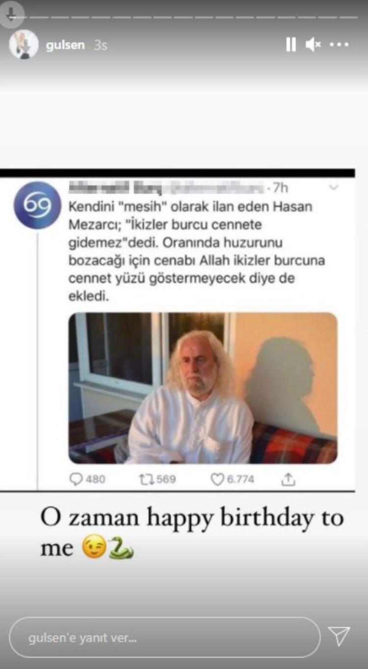 Gülşen, Doğum Günü Paylaşımıyla Herkesi Güldürdü